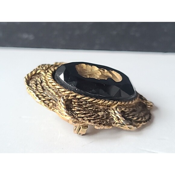 Intaglio Cameo Brooch Vintage, READ - Picture 5 of 10